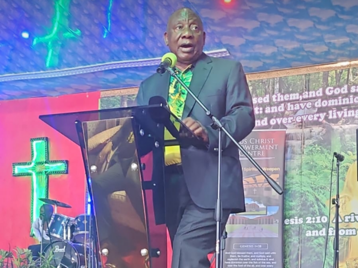 Ramaphosa preek ANC in Gqeberha