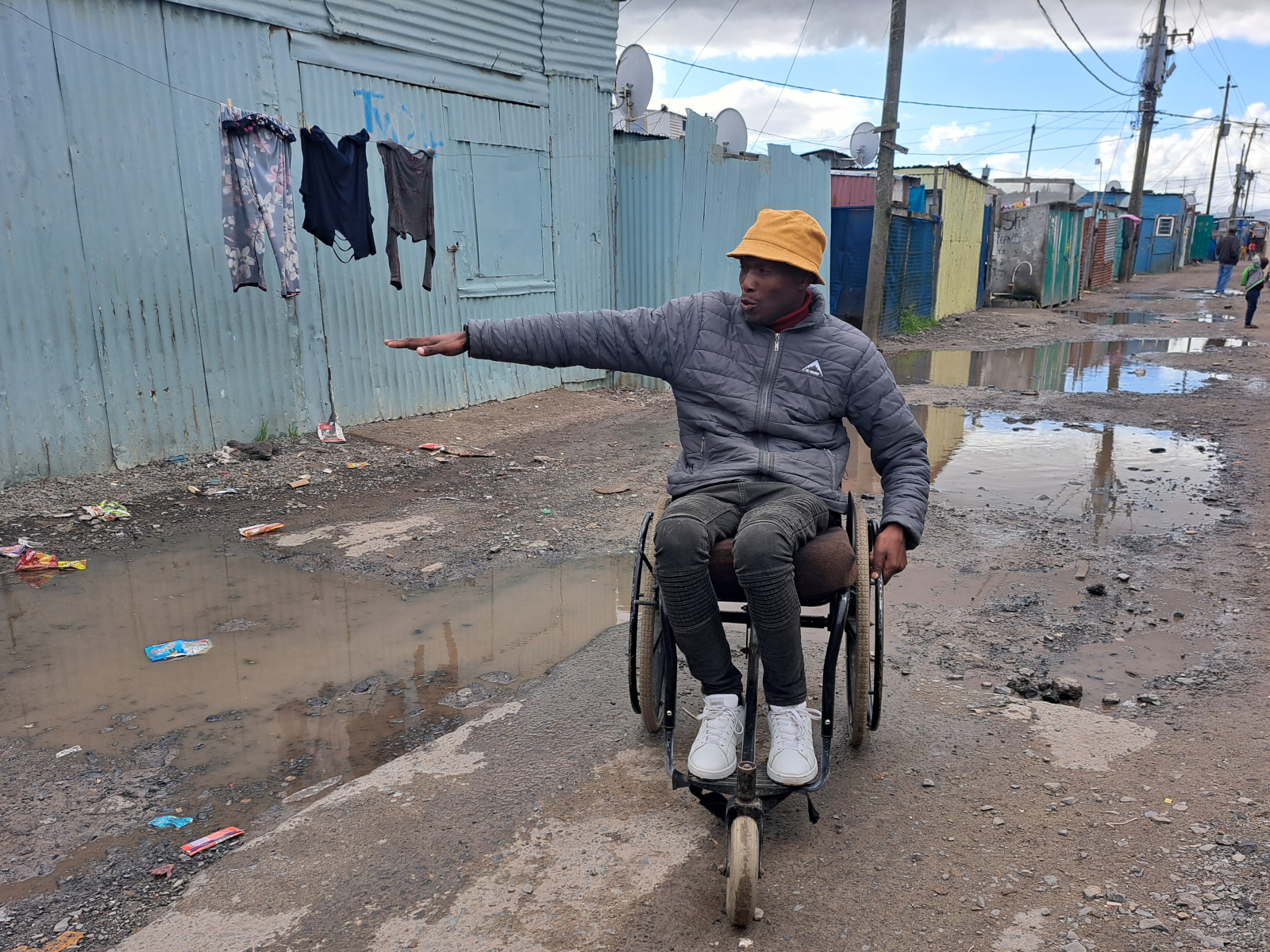 Disabled man has been waiting for a house since 2017 - Scrolla.Africa
