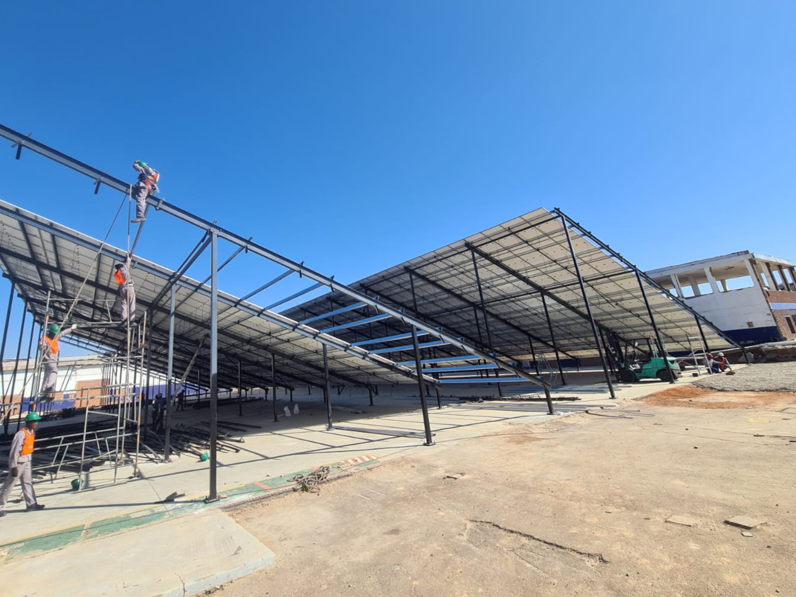 Solar power for fire victims
