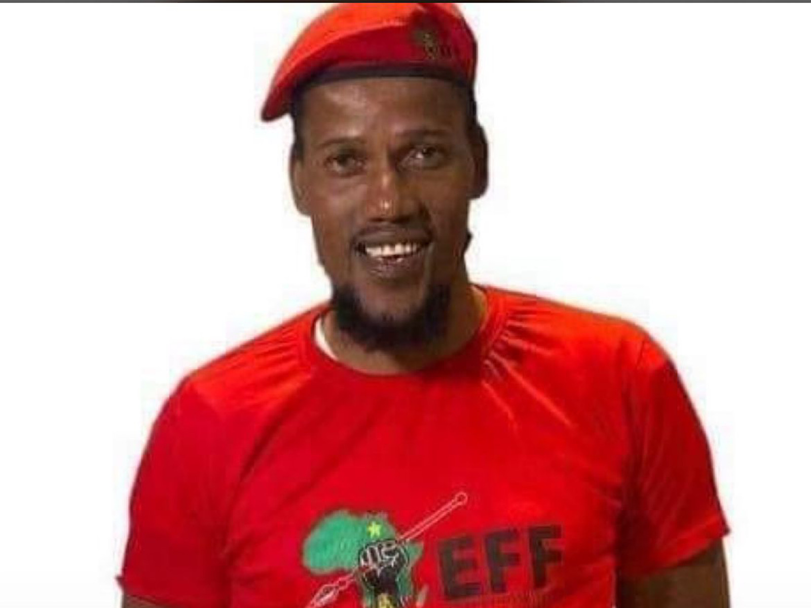 EFF raadslid Moshe Mphahlele