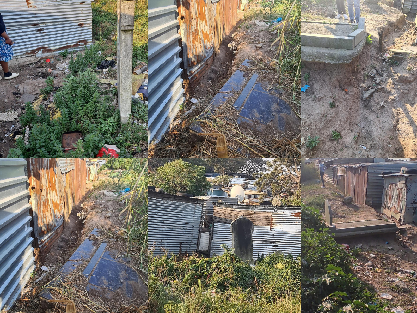 Shacks of grafte gebou