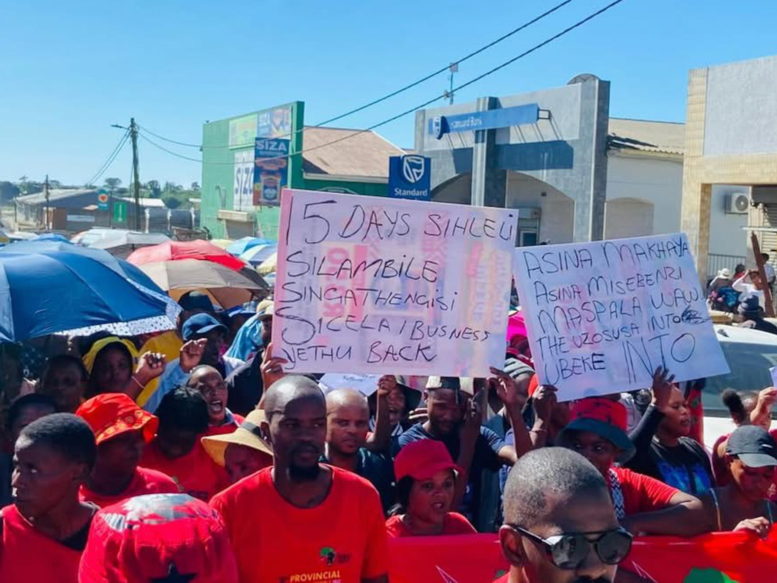 Lusikisiki hawkers protest after stalls and homes are destroyed ...