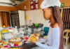 Nompumelelo Sungula uses her cash to feed Tsakane homeless