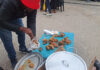 Three men lost their jobs and put their last money into pork heads at a taxi rank
