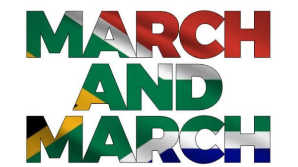 I-NPA iphika izimangalo zokuboshwa kwabaholi beMarch and March